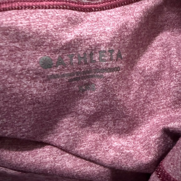 Athleta Heathered Maroon Tank Top - Picture 3 of 3